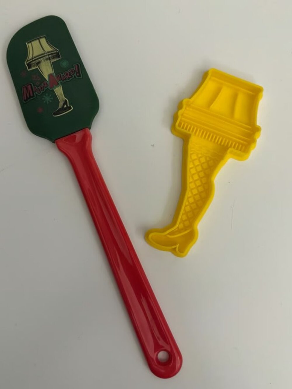 A Christmas Story Movie-Leg Lamp Spatula and Cookie Cutter Set-NEW